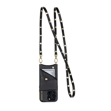 Bandolier Sarah iPhone 15 Pro Leather Crossbody Phone Case Wallet