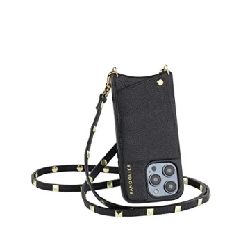 Bandolier Sarah iPhone 15 Pro Leather Crossbody Phone Case Wallet