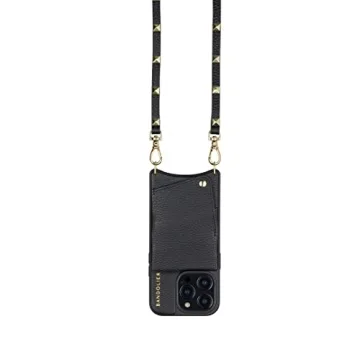 Bandolier Sarah iPhone 15 Pro Leather Crossbody Phone Case Wallet
