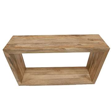 Urban Port Keli 52 Inch Mango Wood Console Table