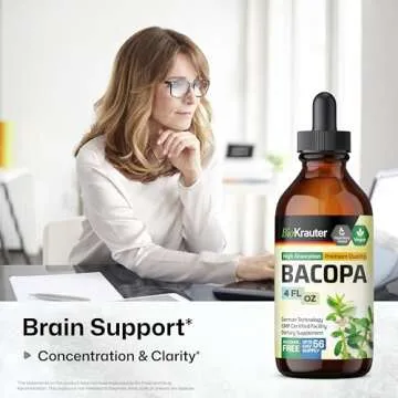 Bacopa Monnieri Liquid for Brain Health Support