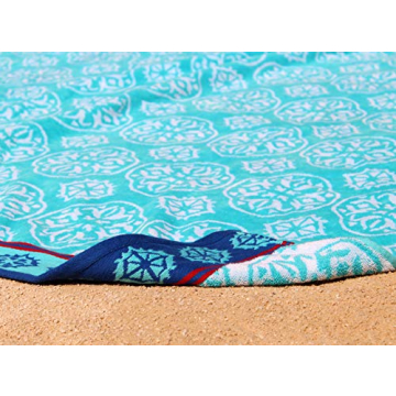 COTTON CRAFT XL Beach Blanket Towel for Two
