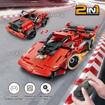 STEM Building Blocks Remote Control Car - 351 Pcs