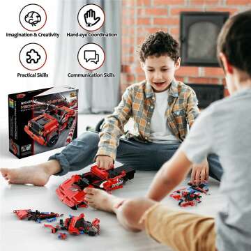 STEM Building Blocks Remote Control Car - 351 Pcs