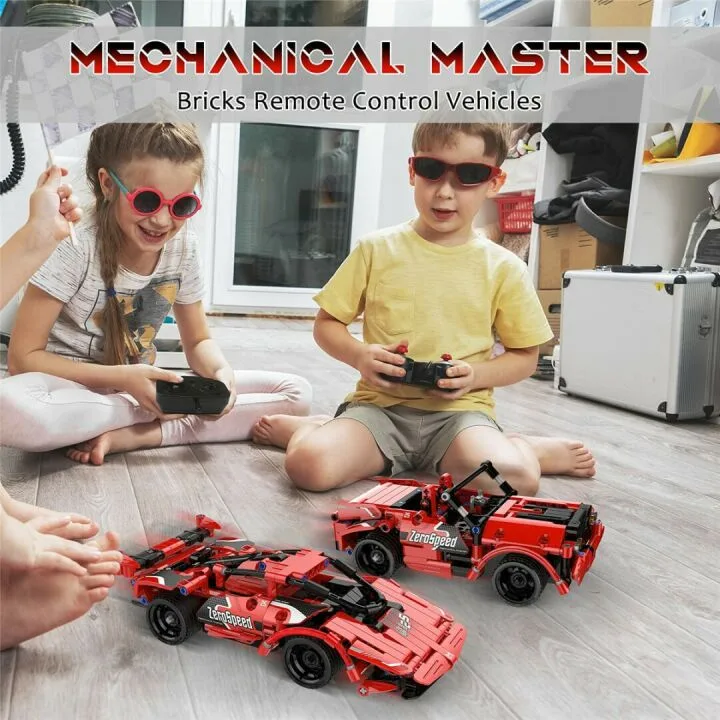 STEM Building Blocks Remote Control Car - 351 Pcs