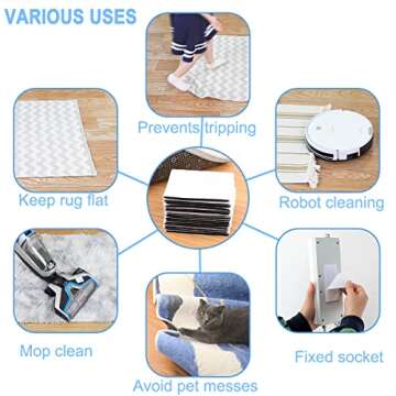 Non-Slip Rug Tape Pad for Secure Flooring Solutions