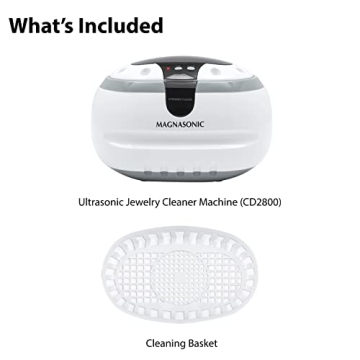 Magnasonic Ultrasonic Jewelry Cleaner for Sparkling Clean Valuables
