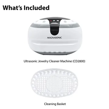 Magnasonic Ultrasonic Jewelry Cleaner for Sparkling Clean Valuables