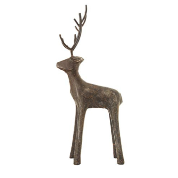 Sturdy Wrought Iron Holiday Reindeer Decor for Christmas