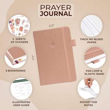 Clever Fox Prayer Journal – Daily Devotional & Gratitude Notebook – Religious Planner & Gods Boo...