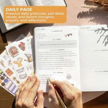 Clever Fox Prayer Journal – Daily Devotional & Gratitude Notebook – Religious Planner & Gods Book – Faith Based Gifts & Accessories (Rose Gold)