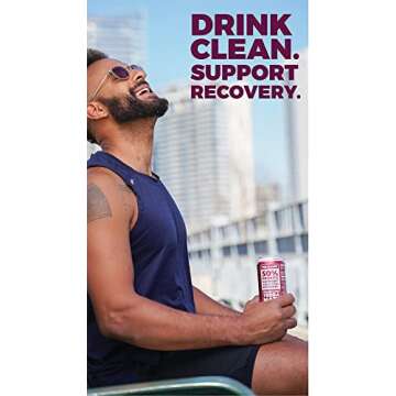 CLEAN Cause Low Calorie Raspberry USDA Organic Sparkling Yerba Mate Tea (16oz cans, 12-Pack Case) Low Sugar, 160mg Caffeine, Healthy Alternative to Soda & Energy Drinks.