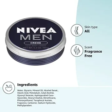 NIVEA Men Multipurpose Creme - Face, Hand & Body 5.3 oz