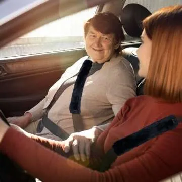 Zento Deals Soft Faux Sheepskin Seat Belt Shoulder Pad- Two Packs- A Must Have for All Car Owners for a More Comfortable Driving