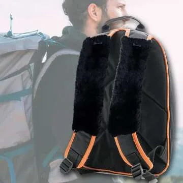 Zento Deals Soft Faux Sheepskin Seat Belt Shoulder Pad- Two Packs- A Must Have for All Car Owners for a More Comfortable Driving