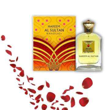 KHADLAJ PERFUMES Hareem al Sultan Gold Eau de Parfum Spray for Unisex, 2.50 Ounce / 75 ml