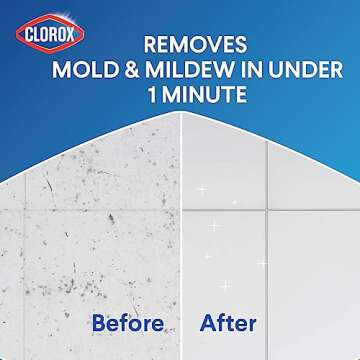 Powerful Clorox Bathroom Cleaner for Mold and Mildew