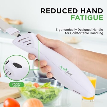 NutriChef Electric Kitchen Knife for Safe and Effortless Slicing