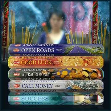 Hem Incense Sticks Variety Pack #5 for Luck and Success