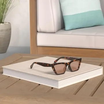 ANDWOOD Cat Eye Sunglasses Stylish Vintage UV Protection