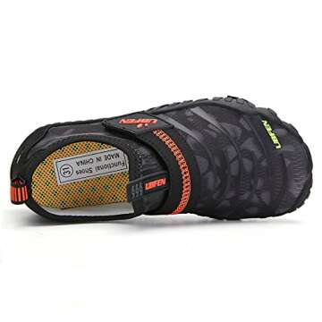 UBFEN Kids Water Shoes Quick Dry Lightweight Aqua Socks