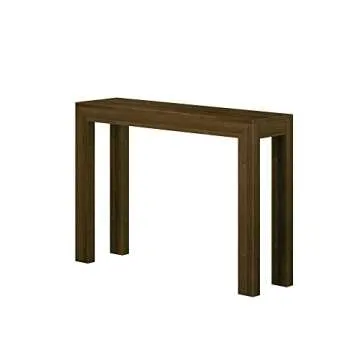Plank+Beam Modern Solid Wood Console Table, 46.25 Inch, Sofa Table, Narrow Entryway Table for Hallway, Behind The Couch, Living Room, Foyer, Easy Assembly, Walnut