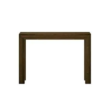 Plank+Beam Modern Solid Wood Console Table, 46.25 Inch, Sofa Table, Narrow Entryway Table for Hallway, Behind The Couch, Living Room, Foyer, Easy Assembly, Walnut