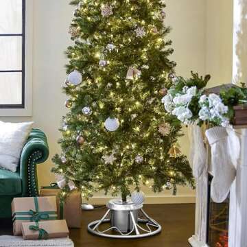 Home Heritage 360 Degree Rotating Tree Stand for Christmas