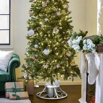 Home Heritage 360 Degree Rotating Tree Stand for Christmas