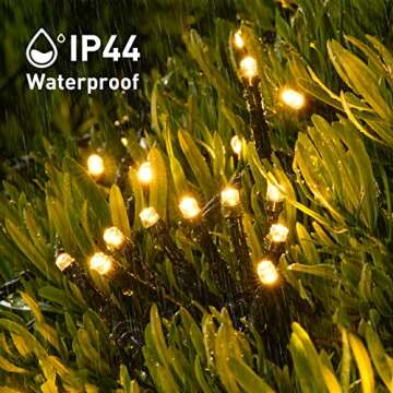 JMEXSUSS Solar String Lights - 151FT Outdoor Decor