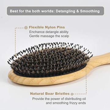 BESTOOL Hair Brush Set for All Hair Types