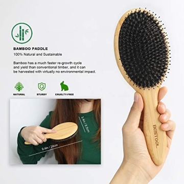 BESTOOL Hair Brush Set for All Hair Types