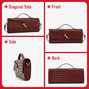 SCRILLE Evening Woven Handbag for Women - Chic Versatility