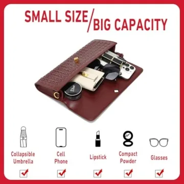 SCRILLE Evening Woven Handbag for Women - Chic Versatility