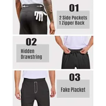 Buy PINSPARK Men's Quick Dry Golf Pants for Every Occasion