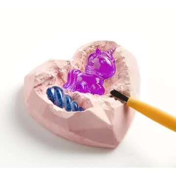 Mudpuppy Unicorn Dig! – Excavation Kit Including Hidden Unicorn in Gem and Plastic Chisel for Children Ages 5 and Up