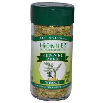 Frontier Culinary Spices Whole Fennel Seed, 1.41-Ounce Bottle