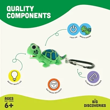 Fun WildLight Animal Keychain Flashlight for Kids