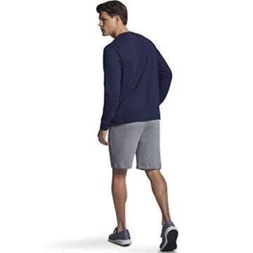 Russell Men's Long Sleeve Performance T-Shirt, Navy