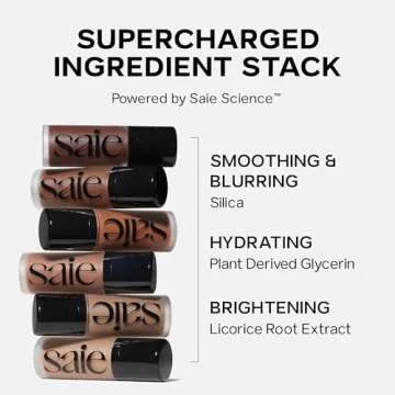 Saie Dew Bronze Liquid Bronzer - Effortless Sun-Kissed Glow