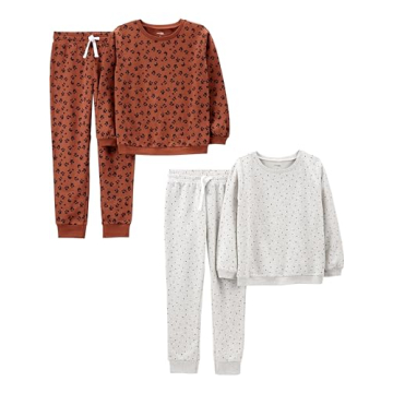 Simple Joys by Carter's Baby & Toddler Girls' 4-Piece Sweatshirt Set