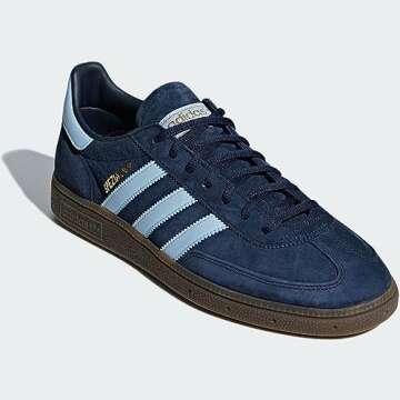 Adidas BD7633 Handball Spezial Handball Sports College Navy/Clear Sky/Gum BD7633 Authentic Product, college navy/clear sky/gum, 25.5 cm