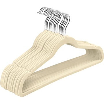Utopia Home Velvet Hangers 30 Pack - Stylish Non-Slip Design