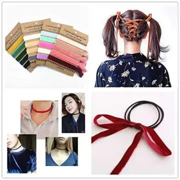 2 Rolls Decorate Ribbon Velvet Red Single Face Ribbon 25 Yards 0.4 Inch 10 Yards 1 inch Handmade DIY Ribbon for Package Wrapping Hair Bow Clips Making Sewing Baby Headbands Wedding Decorations