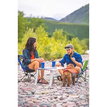 Outside Inside Backpack Cribbage Game for Camping and Travel, Lightweight and Foldable