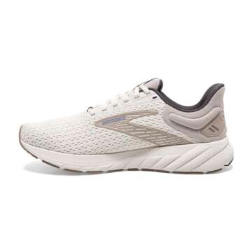 Brooks Women’s Anthem 6 Neutral Running Shoe - Coconut/Portabella/Iris - 9 Medium