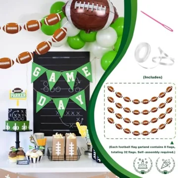 Football Party Decorations Banner for Ultimate Game Day Fun