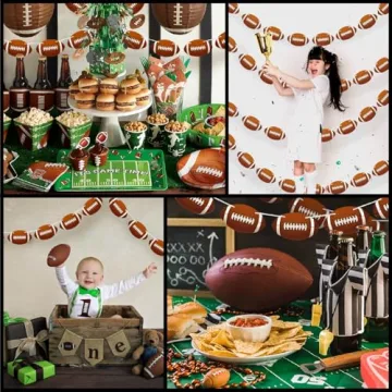 Football Party Decorations Banner for Ultimate Game Day Fun