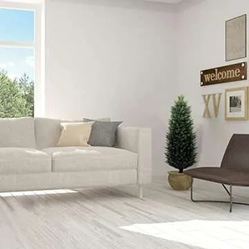 Artificial Topiary Trees 2-Set - Realistic Cedar Pines