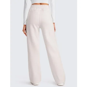 Stylish CRZ YOGA Cotton Fleece Lined Sweatpants for Women